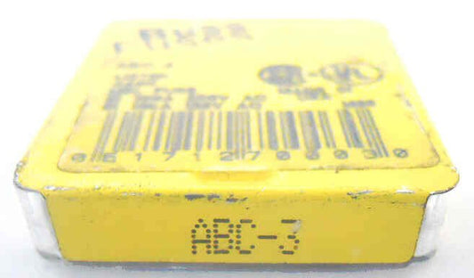 FUSE, CERAMIC, 3 AMP, PACKAGE OF 5, MFR # ABC-3