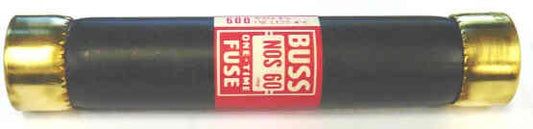FUSE, 6 AMP, 600 VOLTS, 6 LONG, BUSSMANN NOS-6