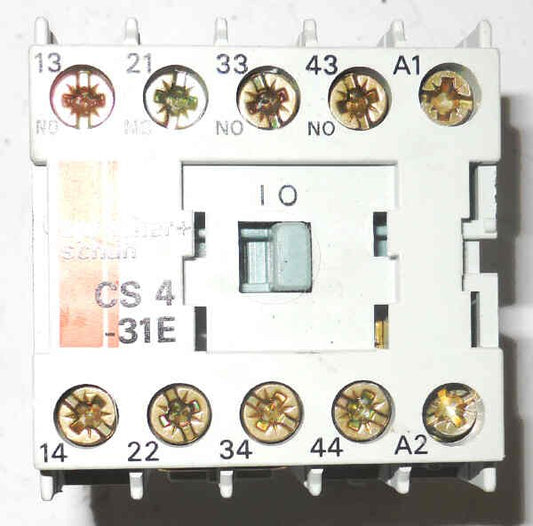 CONTACTOR, MINI, 3NO/1NC CONTACTS, 120V AC COIL SPRECHER & SCHUH CS4-31E