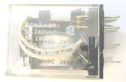 RELAY, ICE CUBE, 4PDT, 24 VDC OMRON MY4DC24