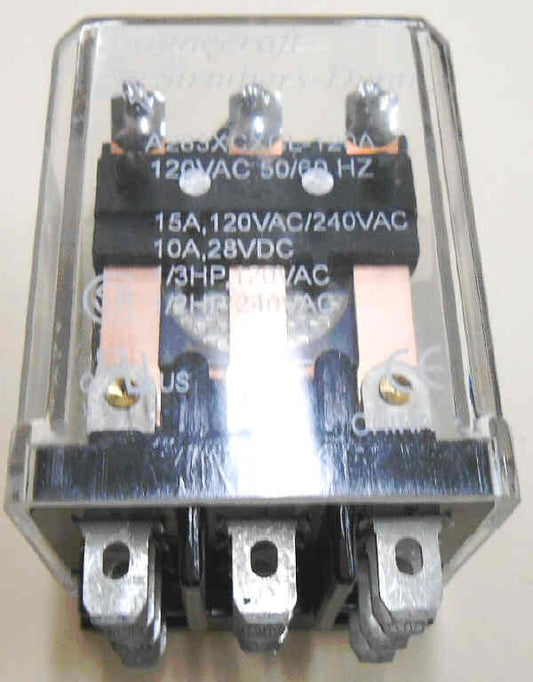 RELAY, BASE, KUP, 3PDT, 120 VAC  STRUTHERS-DUNN A283XCXCL-120A