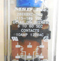 TIMER, 6-60 SECONDS, 115-125 VDC, DELAY ON, MSD, INC 285XBXC-060 115-25DC