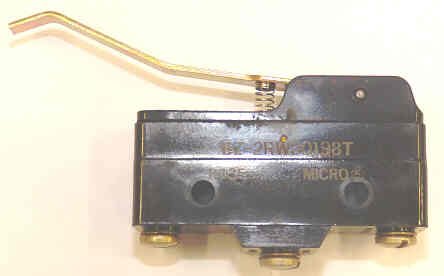 SWITCH, MICRO, SPDT, LEVER ACTUATED MICROSWITCH # BZ2RW80198T