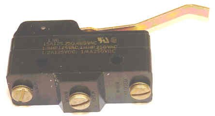 SWITCH, MICRO, SPDT, LEVER ACTUATED MICROSWITCH # BZ2RW80198T