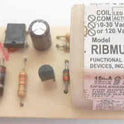 RELAY, PILOT, MODULAR, 4 X 1.5 TRACK MOUNT, SPDT, 15 AMP, 10-30VDC/120VAC COIL