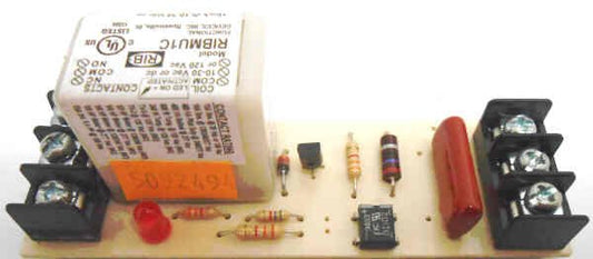 RELAY, PILOT, MODULAR, 4 X 1.5 TRACK MOUNT, SPDT, 15 AMP, 10-30VDC/120VAC COIL
