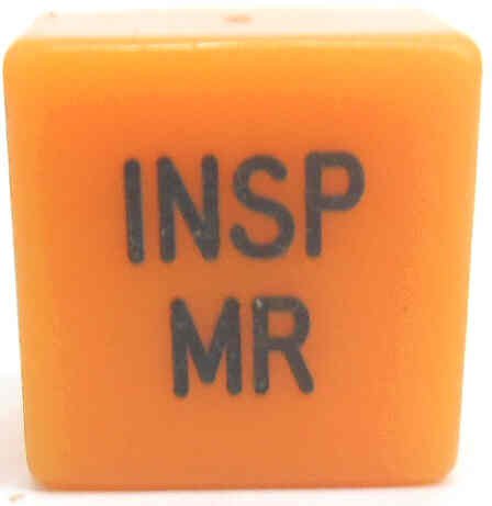 AMCO, BUTTON, CAP, AMCO CONTROLLER & TOP OF CAR CONTROL BOX MARKED INSP MR