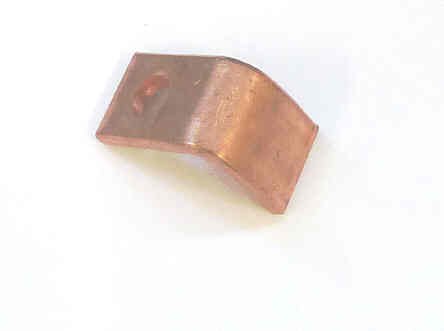 CONTACT, ANGLE, STATIONARY, COPPER, 3/4 L x 5/8 W x 1/8 THICK