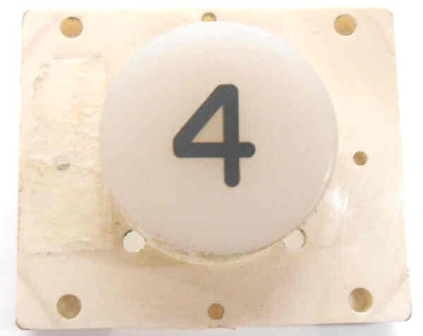 ELEMENT, EPCO, BUTTON, WHITE MARKED IN BLACK, SPECIFY MARKING