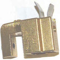 HOLDER, BRUSH, BRONZE, CAST, FOR .375 X 1 BRUSHES # 4110D65G05