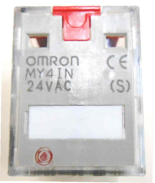RELAY, ICE CUBE, POWER, 4PDT, 24 VAC, NEON OMRON MY4IN 24AC
