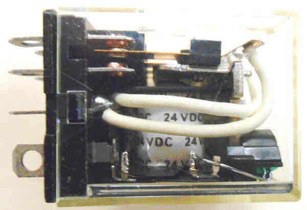 RELAY, POWER, MINIATURE, 4PDT, 24 VDC NEON OMRON LY4N-24DC