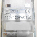 RELAY, POWER, MINIATURE, 2PDT, 110-120 VAC, NEON OMRON MY2-120AC