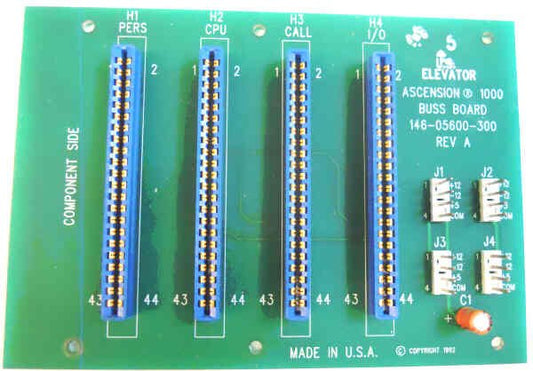 BOARD, CIRCUIT, ASCENSION 1000 BUSS U.S. ELEVATOR 146-05600-300 REV A