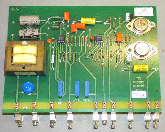 BOARD, CIRCUIT, ACCELERATION & DECELERATION KONE # P-24112  MONT # 46249