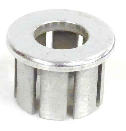ESCUTCHEON, INTERLOCK ACCESS, ROUND HOLE, STAINLESS