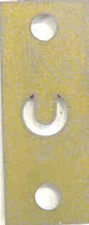 ESCUTCHEON, INTERLOCK ACCESS, LUNAR, BRASS, CUSTOM MADE