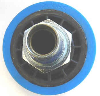 ROLLER, STEP WITH HUB & NUT 4 DIA. X 7/8 WIDE KONE USP29864