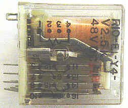 RELAY, 4PDT, 48 VDC, P & B # R10-E1-Y4-V2.5K