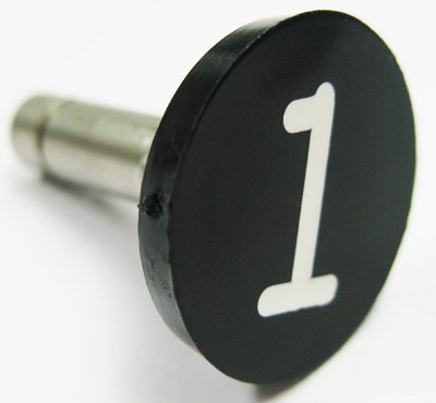 BUTTON, WITH METAL STEM, 7/8 DIAMETER, B OTIS 323BP1