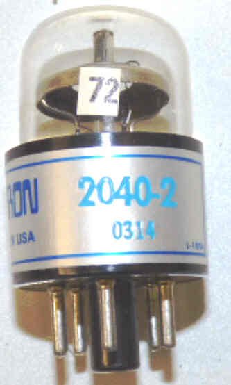 TUBE, TOUCH, TUBE DROP 72 (TD72) USED ON VINTAGE CAR STATIONS OTIS 425A2