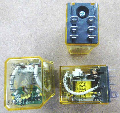IDEC DPDT RELAY, 24 VDC, 8 PIN, IDEC # RH2B-U-24DC