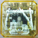 IDEC 3PDT RELAY, KUP BASE, 110 VDC, NEON IDEC # RR3B-UL-110DC