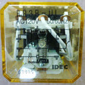 IDEC 3PDT RELAY, KUP BASE, 120 VAC, NEON IDEC # RR3B-ULC AC120