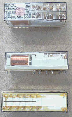 RELAY, SAFETY, 3 N/O+3 N/C 110 VDC, USED ON MCE & CONTROL SCHRACK # SR6A4110