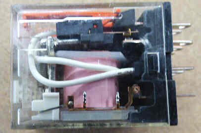 RELAY, ICE CUBE, POWER, 4PDT, 220 VAC, NEON OMRON MY4IN 220AC