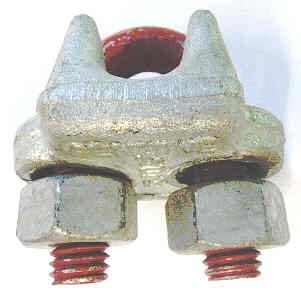 CLAMP. CROSBY, 1/2 CABLE GRIP, O.E.M. # 1010131