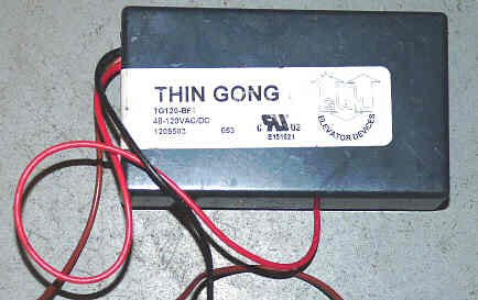 GONG, THIN, ARRIVAL, 48-120VAC/DC, MARKED TG120-BF1