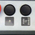 PENDANT STATION, UP/ENABLE/DOWN WITH STOP SWITCH SIEMENS 3SB38