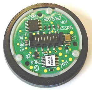 PUSHBUTTON, OPEN, GRAY, AMBER, PCB, MODULAR, KONE # KM801057G112