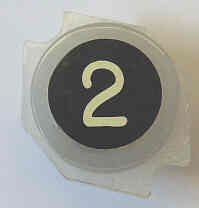 PUSHBUTTON, ELEMENT, MARKED # 2 C.J. ANDERSON # HHR-2