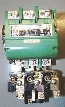CONTACTOR, SIZE 2, WITH O/L AND AUX CONTACT, REFURBISHED DOVER # 112194