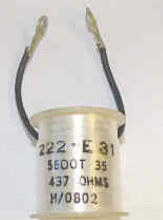 COIL, A6164 RELAY, 5600T35, 437 Ohm, 1.30 O.D. x .560 I.D.  OTIS # 222E31