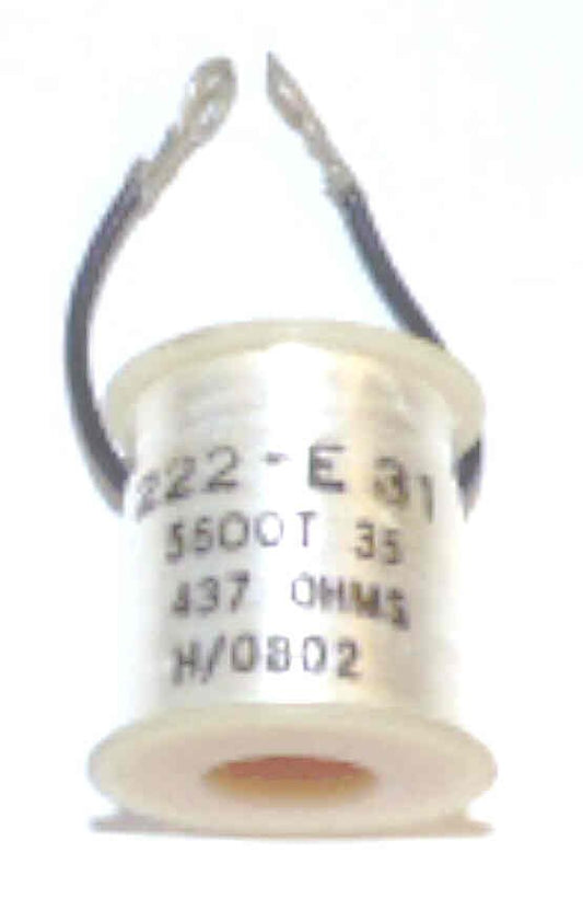 COIL, A6164 RELAY, 5600T35, 437 Ohm, 1.30 O.D. x .560 I.D.  OTIS # 222E31
