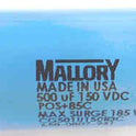 CAPACITOR, CG TYPE, 500 MFD @ 150 VDC DOVER # 9763302
