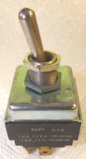 SWITCH, TOGGLE, DPDT, DOVER # 9726287