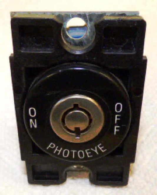SWITCH, KEYED, INDEPENDENT SERVICE, BLACK BEZEL, SPECIFY KEY #