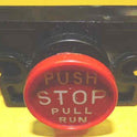SWITCH, STOP, PUSH TO STOP, 1 N.O./ 1 N.C. CONTACT DOVER # 9810857