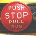 SWITCH, STOP, PUSH TO STOP, 1 N.O./ 1 N.C. CONTACT DOVER # 9810857