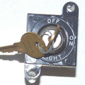 SWITCH, KEYED, LIGHT, ON-OFF WITH KEYS ADAMS # AS469K11
