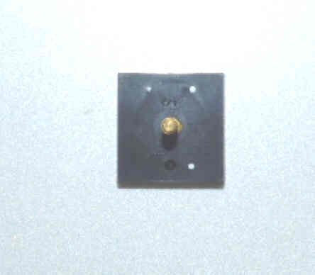 BUTTON, 7/8 SQUARE, MARKED # 6/9 OTIS # 323AS2