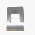 PLATE, COVER, HALL, DOUBLE, STAINLESS STEEL, WITH INSERT OTIS # AAA147NM7