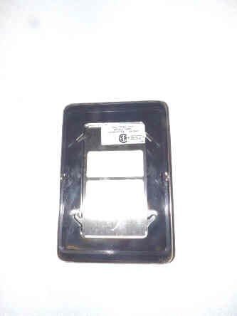 PLATE, COVER, HALL, DOUBLE, STAINLESS STEEL, WITH INSERT OTIS # AAA147NM7