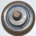 WHEEL, ROLLER GUIDE, 3 3/4 POLY TIRED ROLLER, OTIS # 456CN4-SV