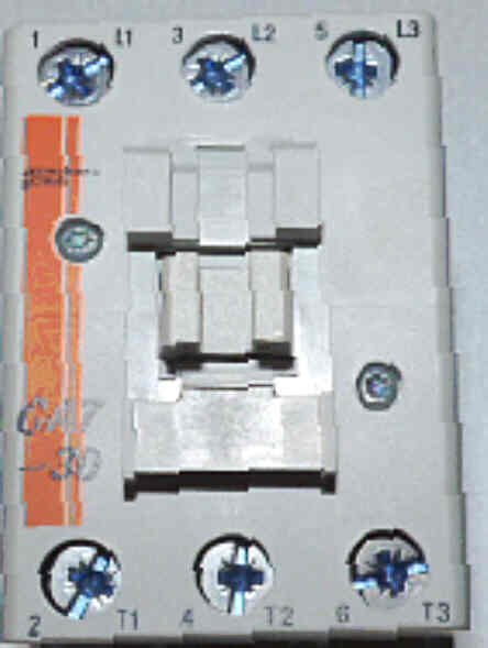 CONTACTOR, 3 POLE, 30 AMP, SPRECHER & SCHUH CA7-30-00-120 VAC COIL
