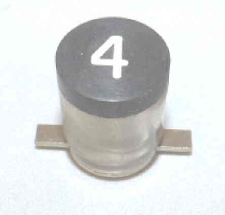 BUTTON, BLACK, ENGRAVED # 4 DOVER # 9852529
